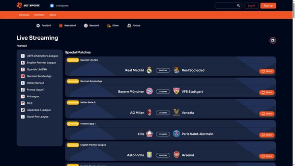 90-sport.com screenshot