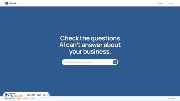 aiprofile.com screenshot