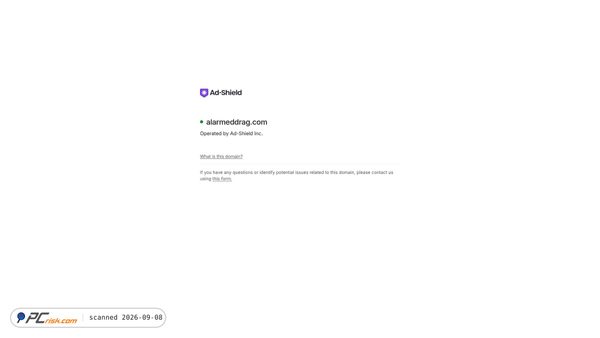alarmeddrag.com screenshot
