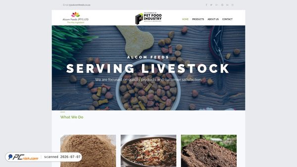 alcomfeeds.co.za screenshot