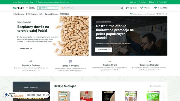 alepelet.pl screenshot