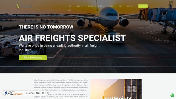 allenfreight.net screenshot