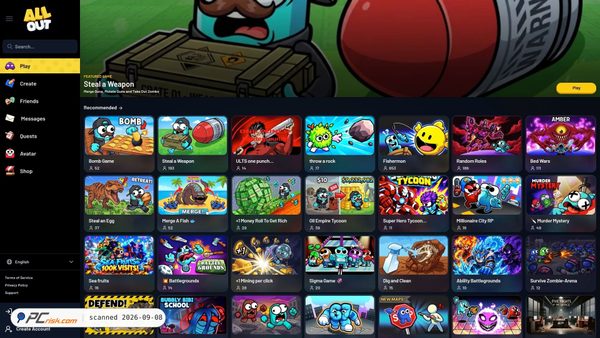 allout.game screenshot