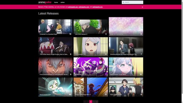 animepahe.pw screenshot