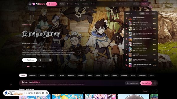 anisakura.xyz screenshot