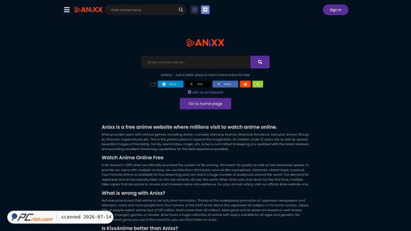 anixx.to screenshot