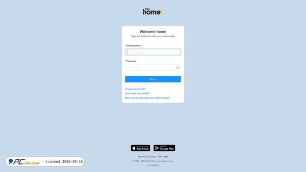 app.tribehome.com screenshot