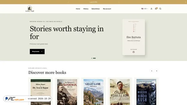 archiveandquill.com screenshot