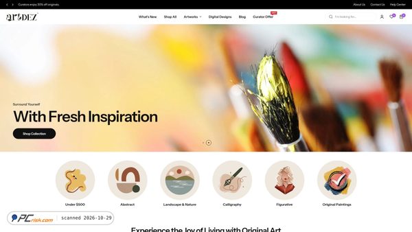 artdez.store screenshot
