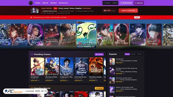 asurascans.com screenshot