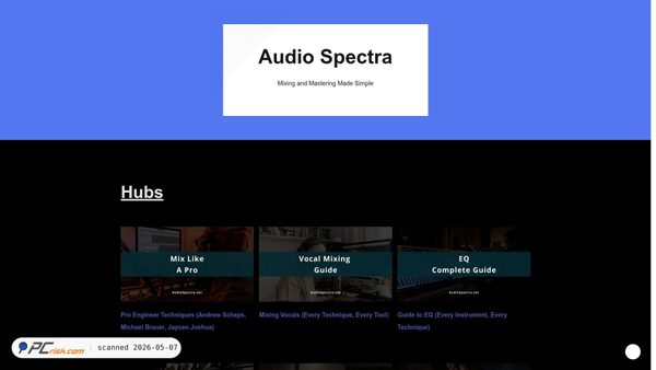 audiospectra.net screenshot
