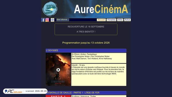 aureccinema.com screenshot