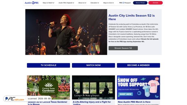 austinpbs.org screenshot