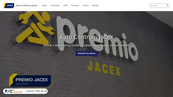 autocentrumjacex.pl screenshot