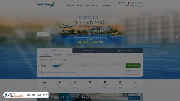 bambooairways.com screenshot