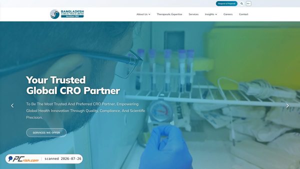 bdclinicaltrials.com screenshot