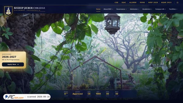 bhc.edu.in screenshot