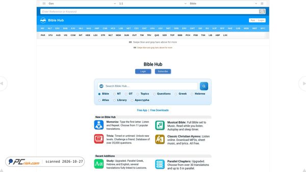 biblehub.com screenshot