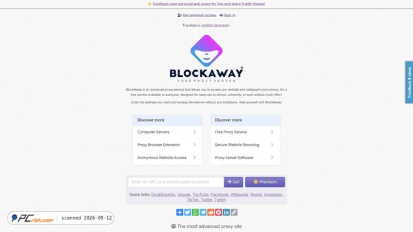 blockaway.net screenshot