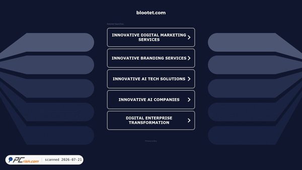 blootet.com screenshot