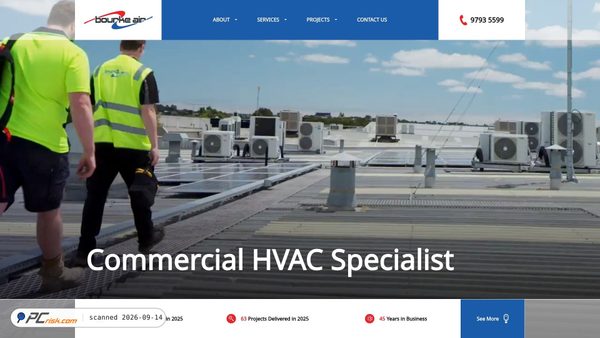 bourkeair.com.au screenshot