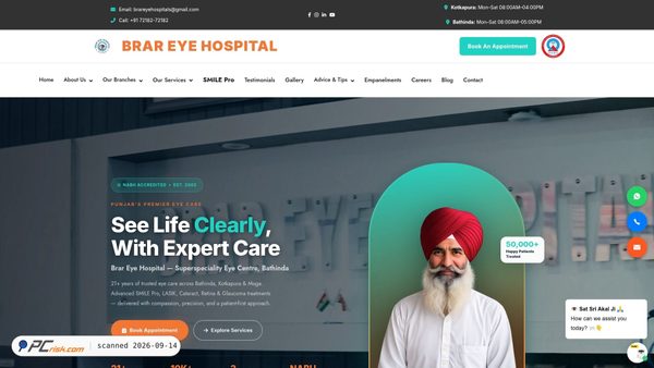 brareyehospital.com screenshot