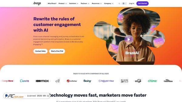 braze.eu screenshot