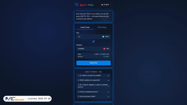 buy-trx.com screenshot
