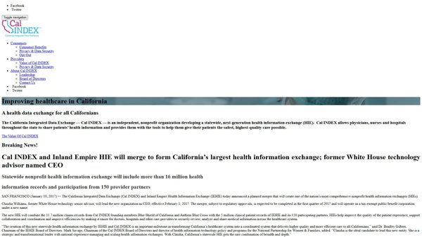 calindex.org screenshot