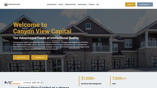 canyonviewcapital.com screenshot