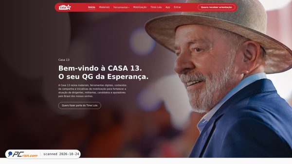 casa13.pt.org.br screenshot