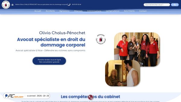 chalus-avocat.fr screenshot
