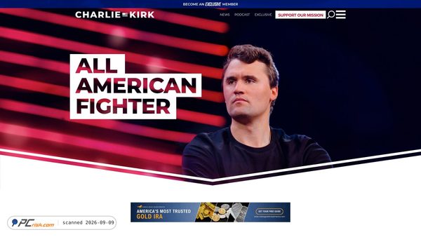 charliekirk.com screenshot