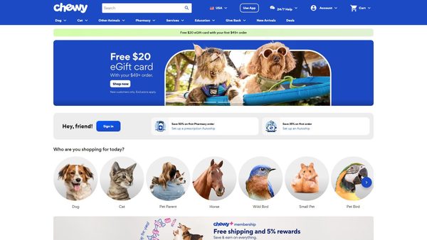 chewy.com screenshot