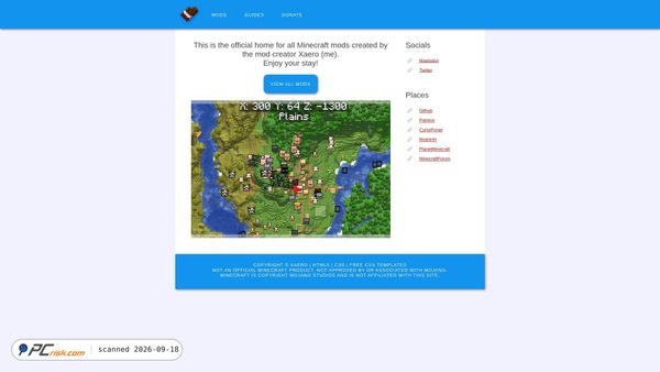 chocolateminecraft.com screenshot