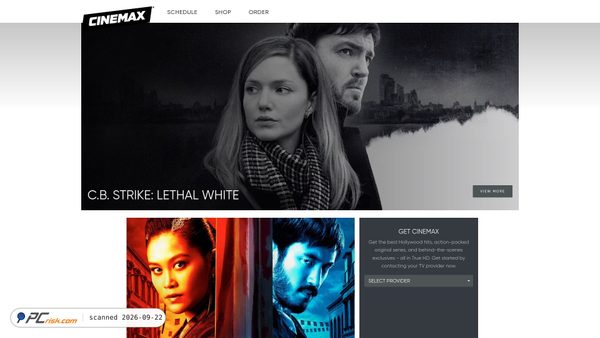 cinemax.com screenshot