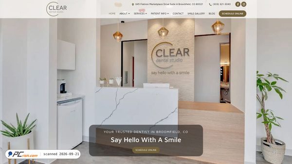 cleardentalstudio.com screenshot