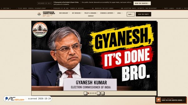 cockroachjantaparty.org screenshot