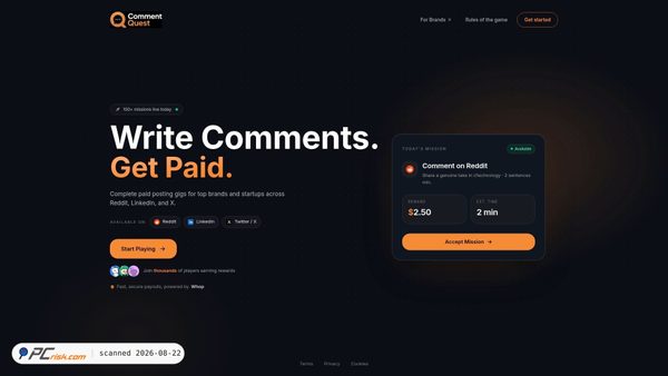 commentquest.com screenshot