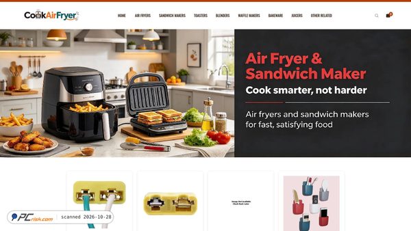 cookairfryer.com screenshot