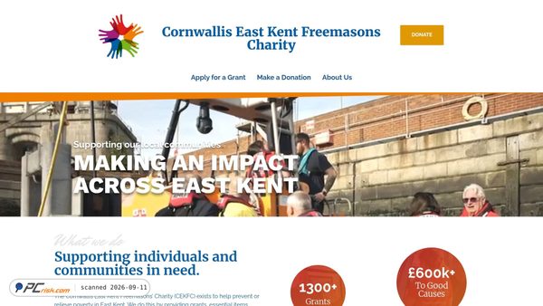 cornwallisekfc.org.uk screenshot