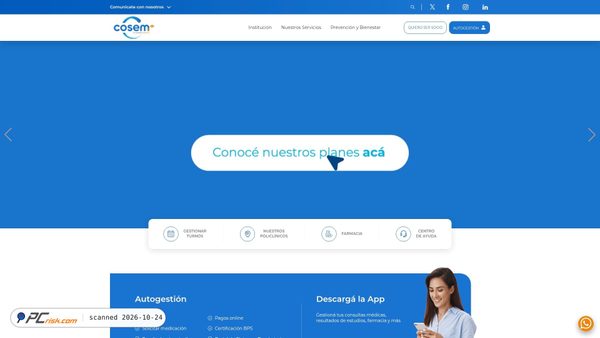 cosem.com.uy screenshot