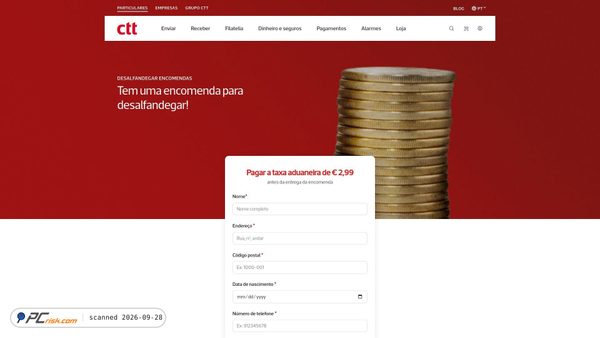 ctt-desalfandegamentos.com screenshot