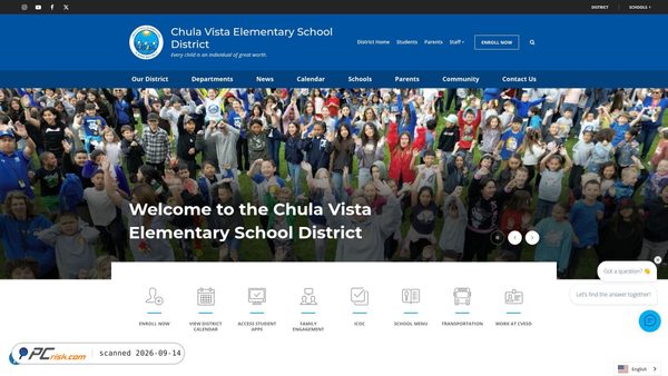 cvesd.org screenshot