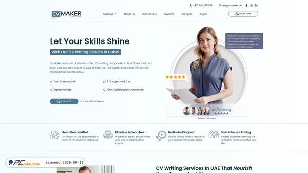 cvmaker.ae screenshot