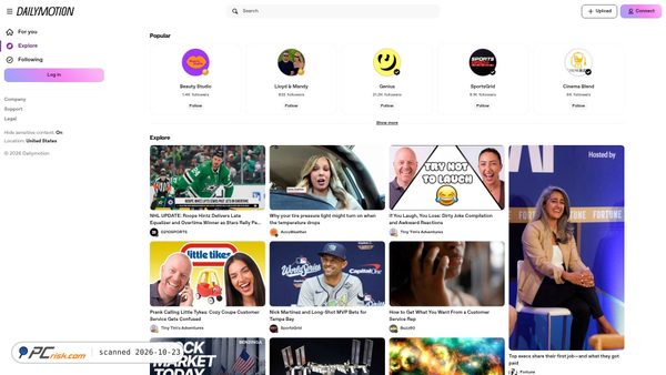 dailymotion.com screenshot