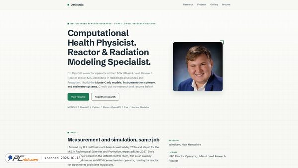 dangillphysics.com screenshot