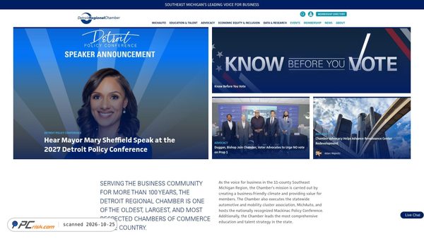 detroitchamber.com screenshot