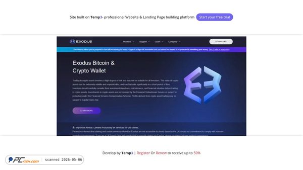 doc-exodus-web3.tem3.io screenshot