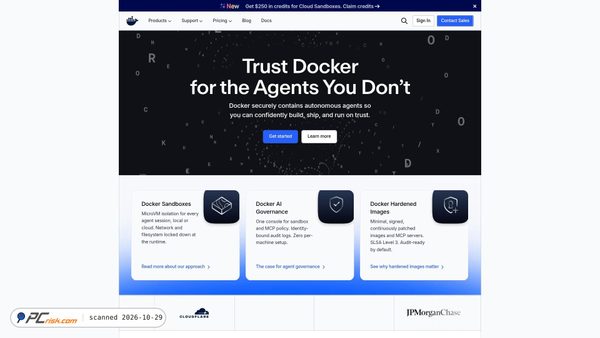 docker.com screenshot